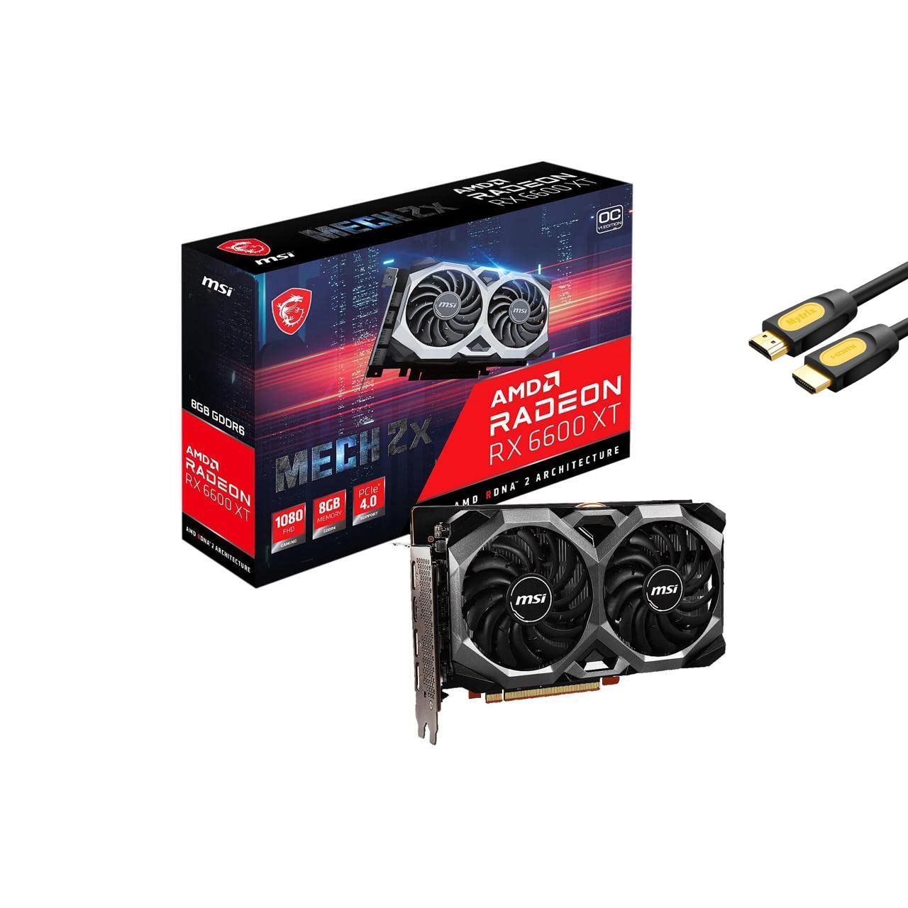 Amazon.in: Buy MSI Radeon RX 6600 XT MECH 2X OCv1 Graphics